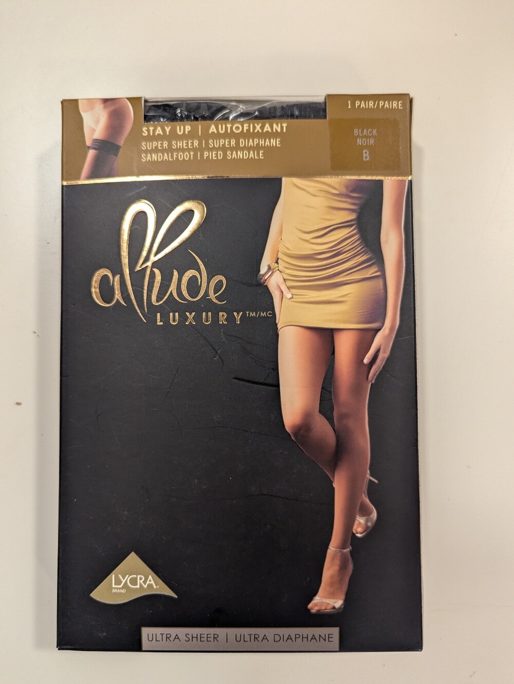 Ultra-sheer Stay- Up stockings In Black